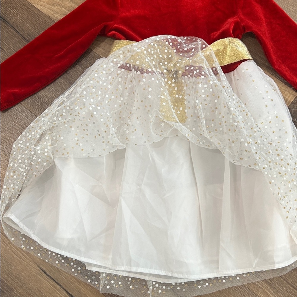 Bonnie Jean toddler/girl Christmas Winter dress. Size 18M
Red gold and silver - Picture 13 of 13
